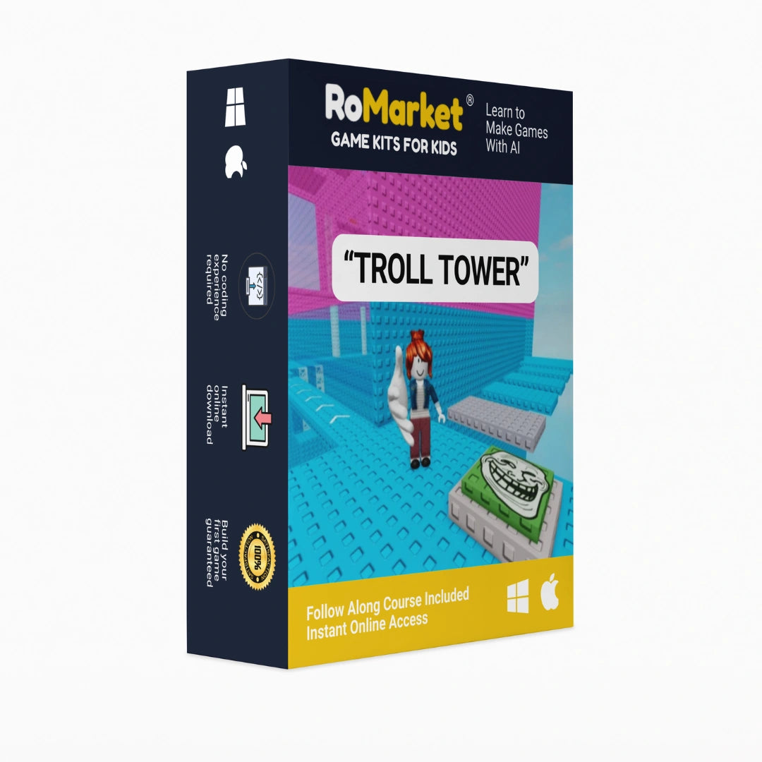 "Troll Tower" Roblox Game Kit For Kids