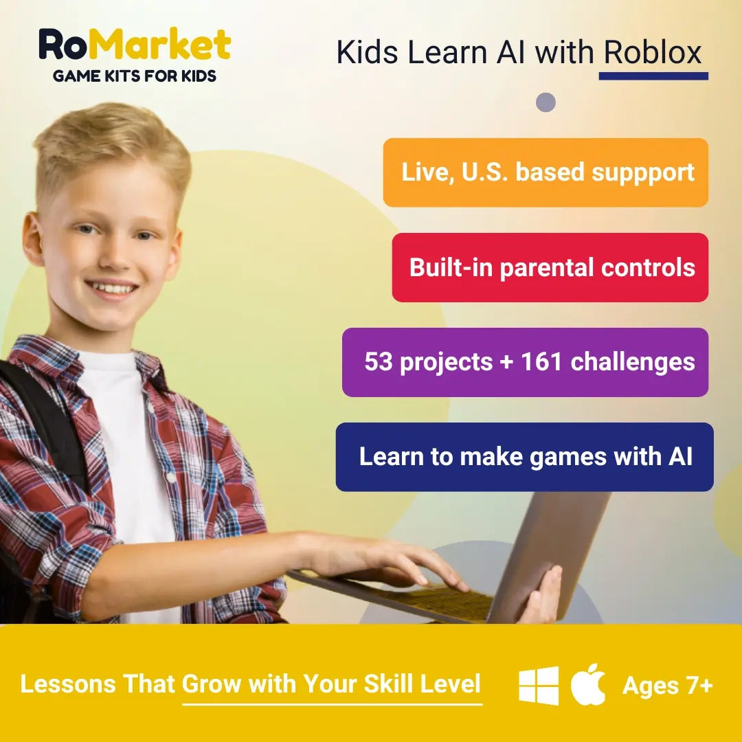 "Steal a Character" Roblox AI Game Kit For Kids